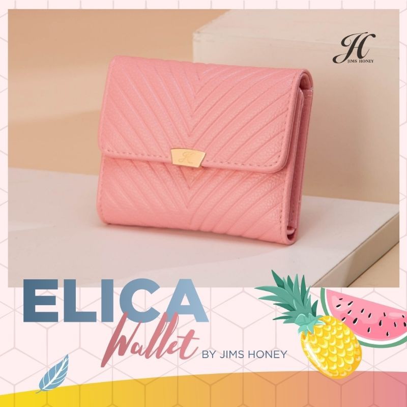 JIMS HONEY ELICA WALLET dompet kecil lipat wanita murah impor