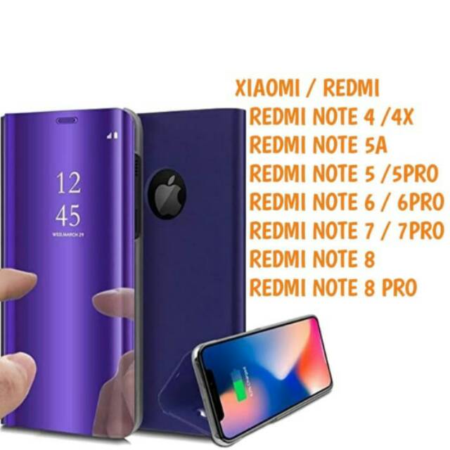 XIAOMI REDMI NOTE 4 4X NOTE 5A 5 5PRO NOTE 6 6PRO NOTE 7 7PRO NOTE 8 8PRO FLIP COVER CLEAR VIEW Case