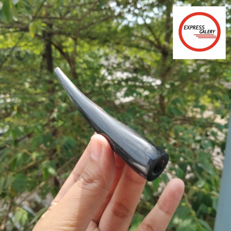 once pipa tanduk kerbau hitam X64