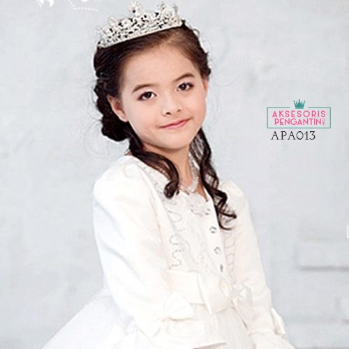 AKSESORIS TIARA MAHKOTA RAMBUT PESTA HEADPIECE ANAK WANITA APA013