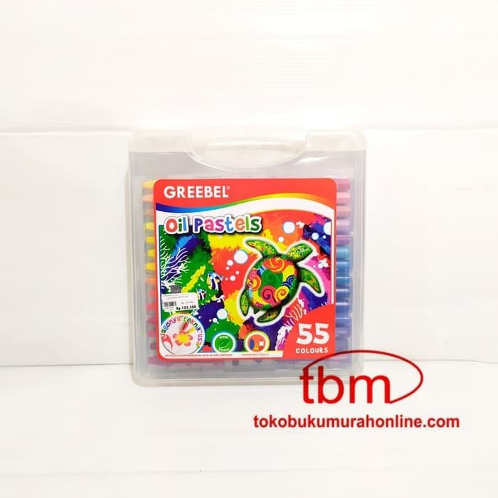 Oil Pastel atau Crayon Greebel Isi 55 Warna