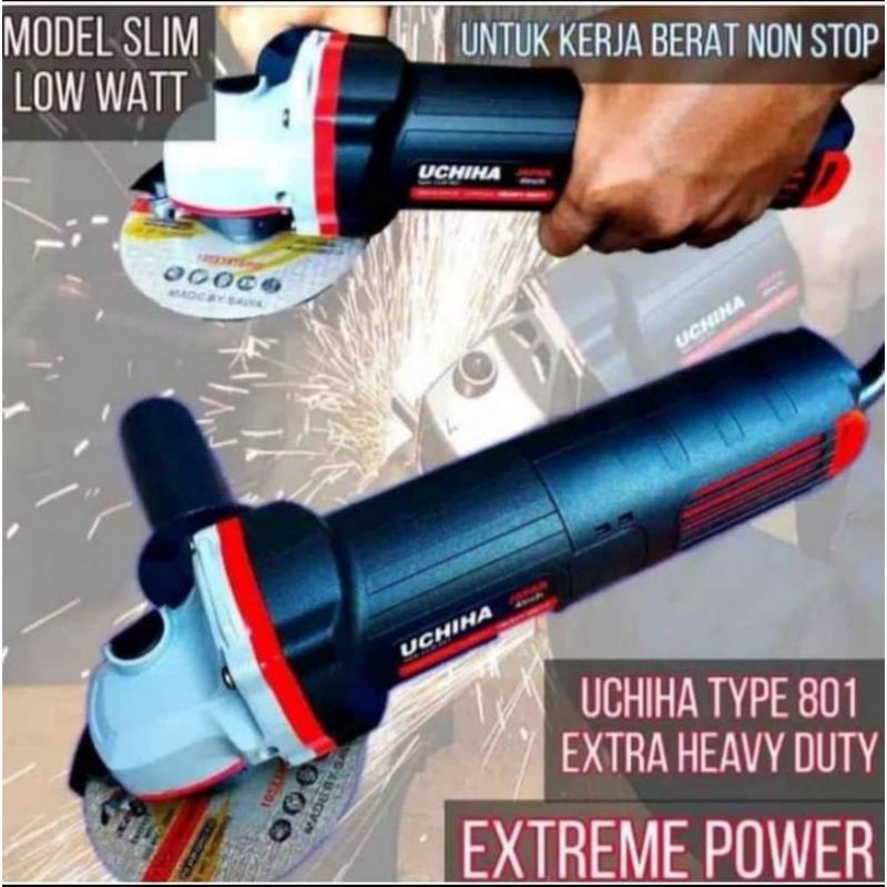 UCHIHA Type 801 mesin gerinda tangan angle grinder japan gergaji besi keramik