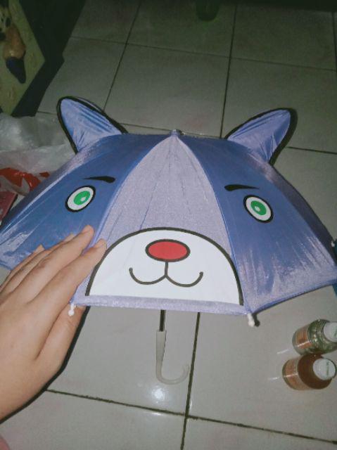 234 / Payung Model Tanduk Mini Lipat Anak / Umbrella Mini Kuping Karakter