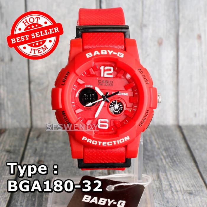 Terbaru Jam Tangan Wanita Cewek  E 6808 E6808 Red Black Rubber Or JY908 Real Foto  Digital Baby