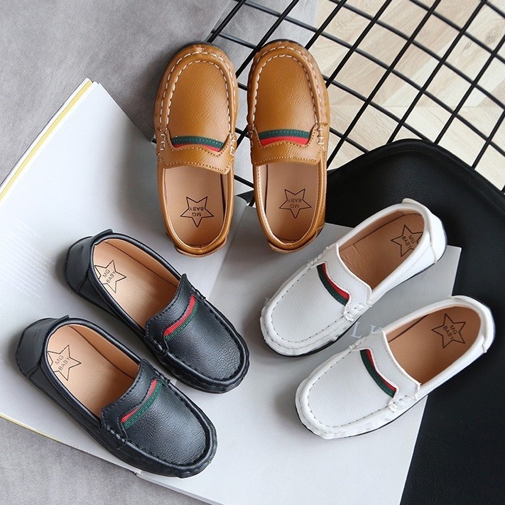 HNK Sepatu anak slip on formal | Sepatu Gucc*