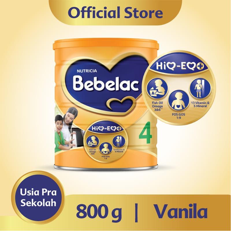 

Bebelac 4 Vanila Susu Formula [800gr]