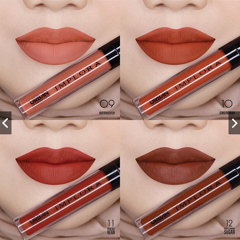 LIP CREAM IMPLORA URBAN MATTE BPOM ORIGINAL LIPCREAM