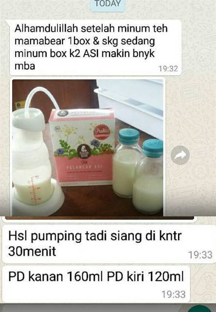 Mamabear Teh pelancar ASI booster tea mama bear