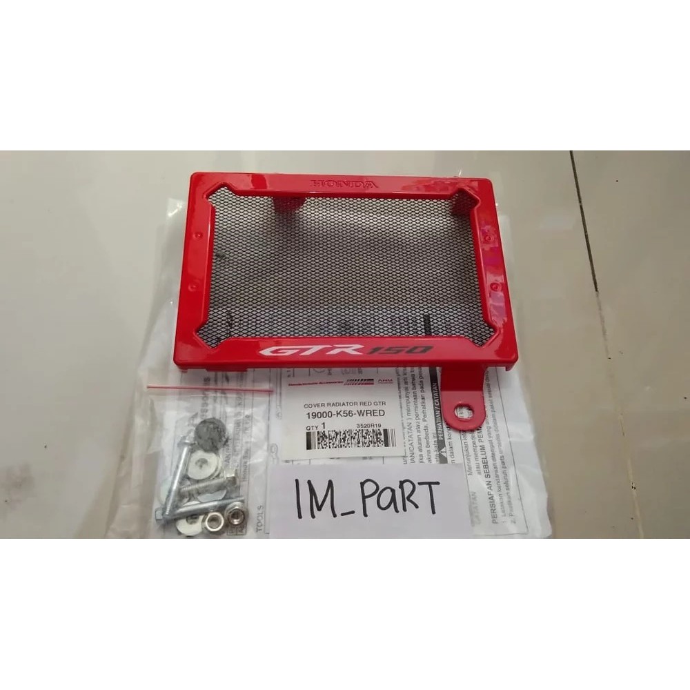 Aksesoris Cover Tutup Radiator RED Supra 150 GTR MERAH