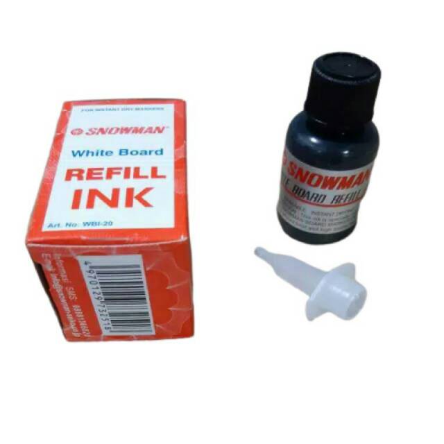 

Refill Tinta Whiteboard Snowman Satuan (Hitam, Biru, Merah)