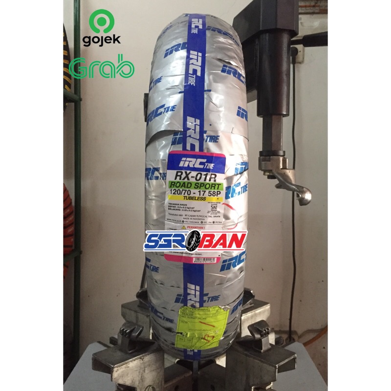 BAN IRC RX-01R 120/70-17 TUBELESS BAN IRC RX01 VIXION NINJA CBR