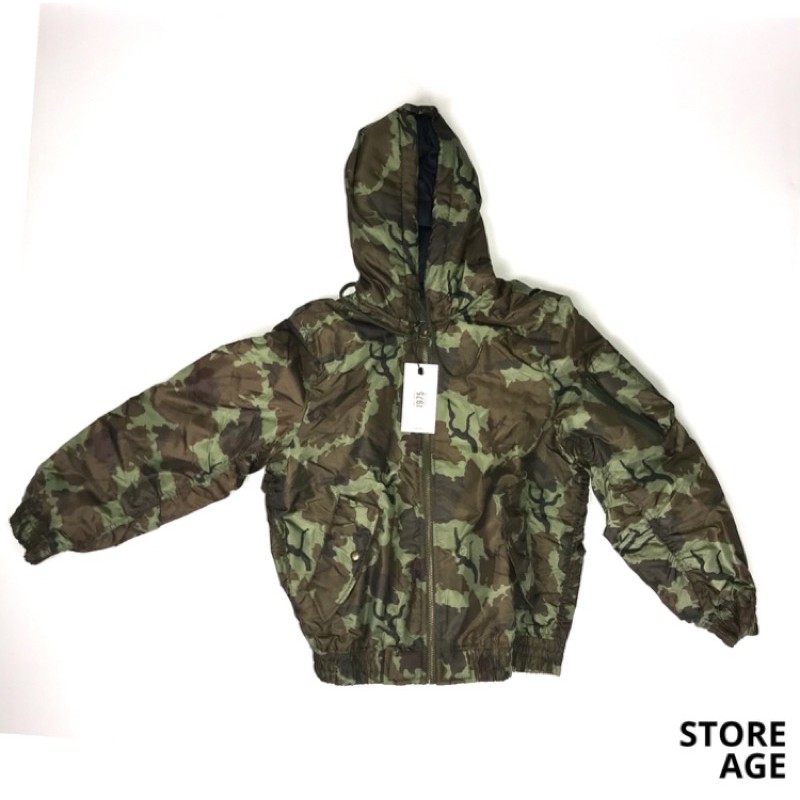 Zara Light Camo Bomber Waterproof Jacket
