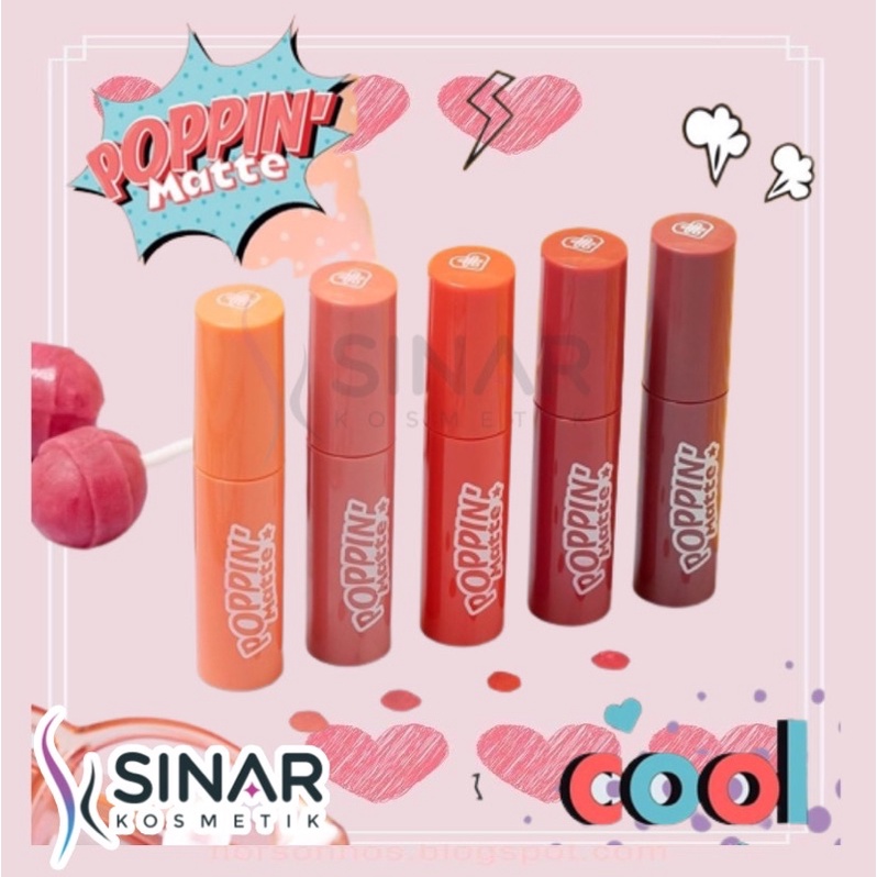 Emina Poppin Matte - Lip Matte - Lipcream - Lipstik