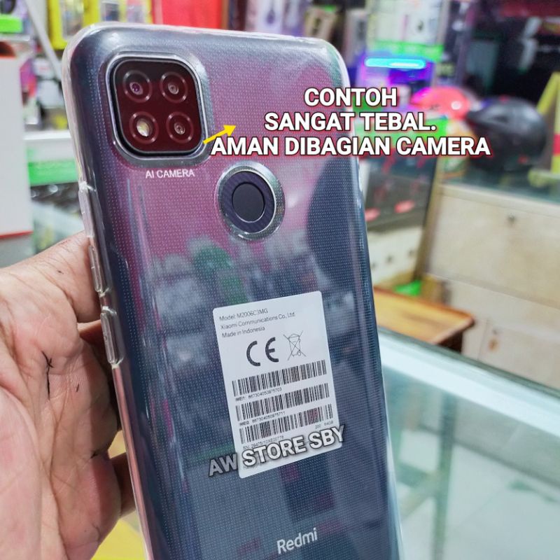 HD Clear Case Samsung A23 A33 A53 A32 M22 M33 Note 9 S20 FE S21 FE Tebal Transparant anti slip 2.0mm