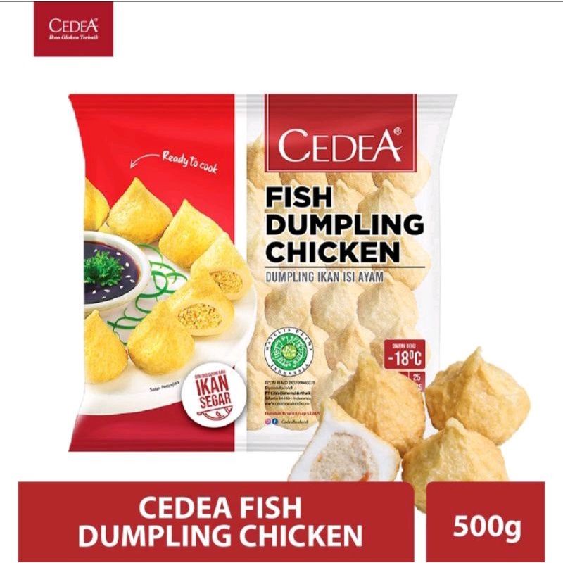 

CEDEA DUMPLING AYAM / DUMPLING CHICKEN ( Olahan Ikan isi Ayam ) | Berat Bersih 500gr