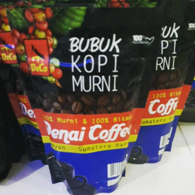 

Bubuk kopi murni denai coffee 100% nikmat