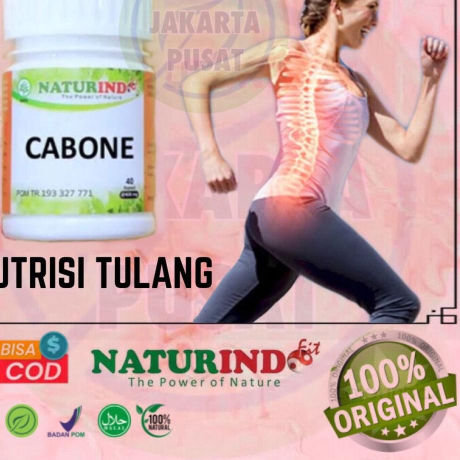 

[PRODUK DWWLL] Naturindo Obat Herbal Suplemen Nutrisi Kalsium Peninggi Badan Patah Retak Tulang Gigi Goyang Cabone APL