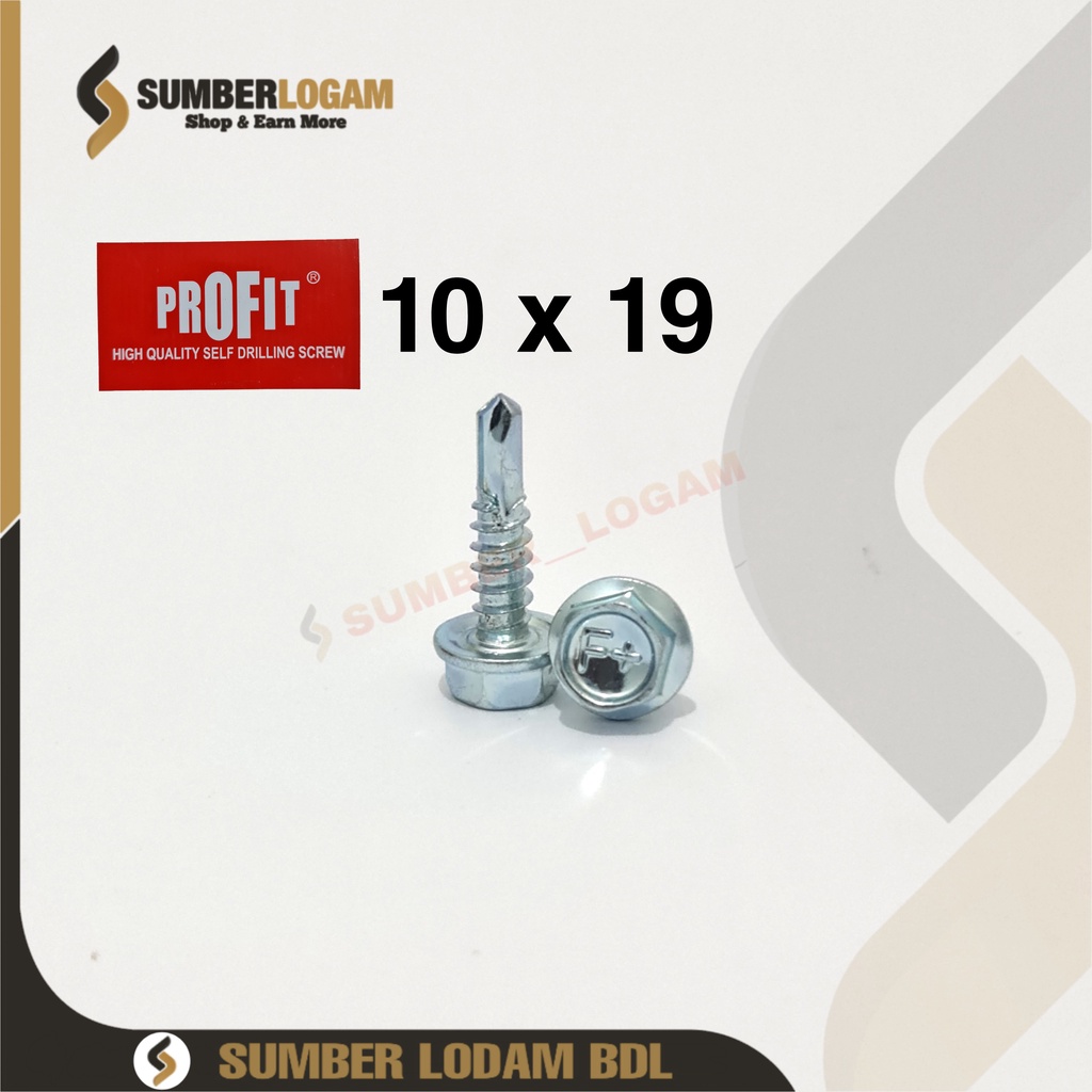 SKRUP / SEKRUP BAJA RINGAN 10x19 PROFIT