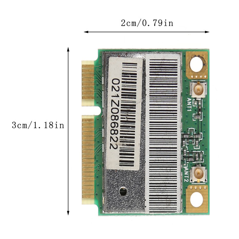 btsg AR9285 AR5B95 Half Height Mini PCI-E 150Mbps Wireless Wlan WiFi Card For Atheros