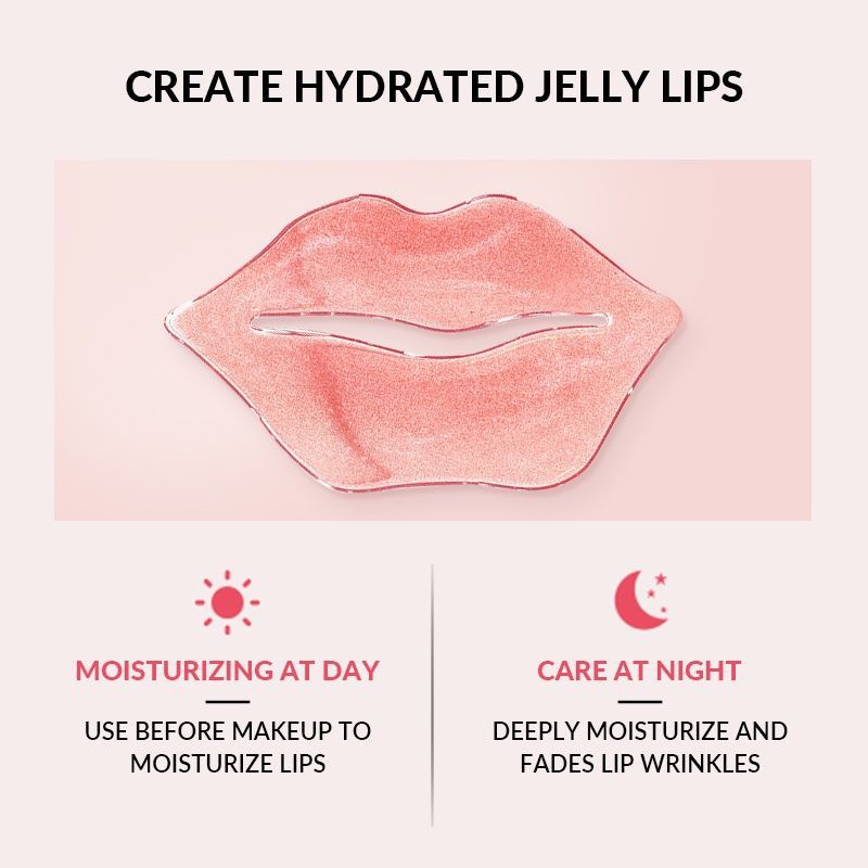 [ 𝗕𝗣𝗢𝗠 ] BIOAQUA CHERRY COLAGEN LIP MASK MOUISTIRIZING