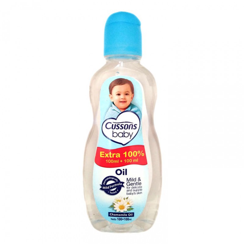 Morinz Cussons Baby Oil 100+100ml dan 50ml+50ml