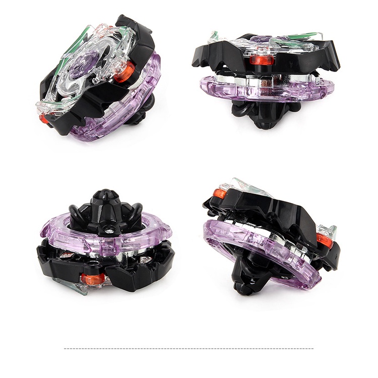 Set Mainan Gasing Beyblade Burst Launcher Fusion Spining Bahan Metal Untuk Anak