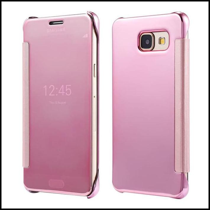 Flip Cover Handphone Flip Mirror Cover Clear View Samsung Galaxy A510 A5 2016