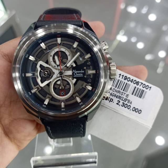 PROMO Jam Tangan Pria Merk Alexander Cristie Type Ac6504 Original Garansi Resmi 1thn