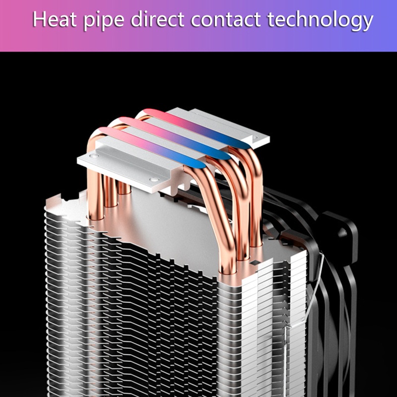 Bt CR1300 3pipa Panas Tower 9cm 4pin PC Komputer Pendingin CPU Cooler Fan RGB 12V PWM Radiator Heatsink Untuk AMD/Lga151