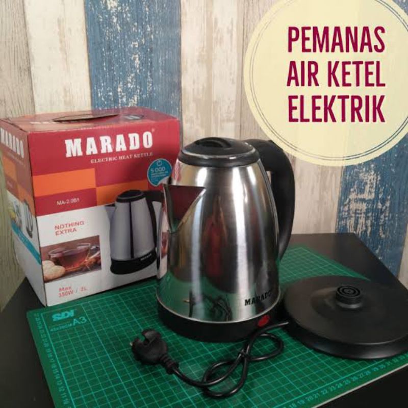 Teko Listrik Pemanas Air Kettle Electric Marado 2Liter/ TEKO LISTRIK
