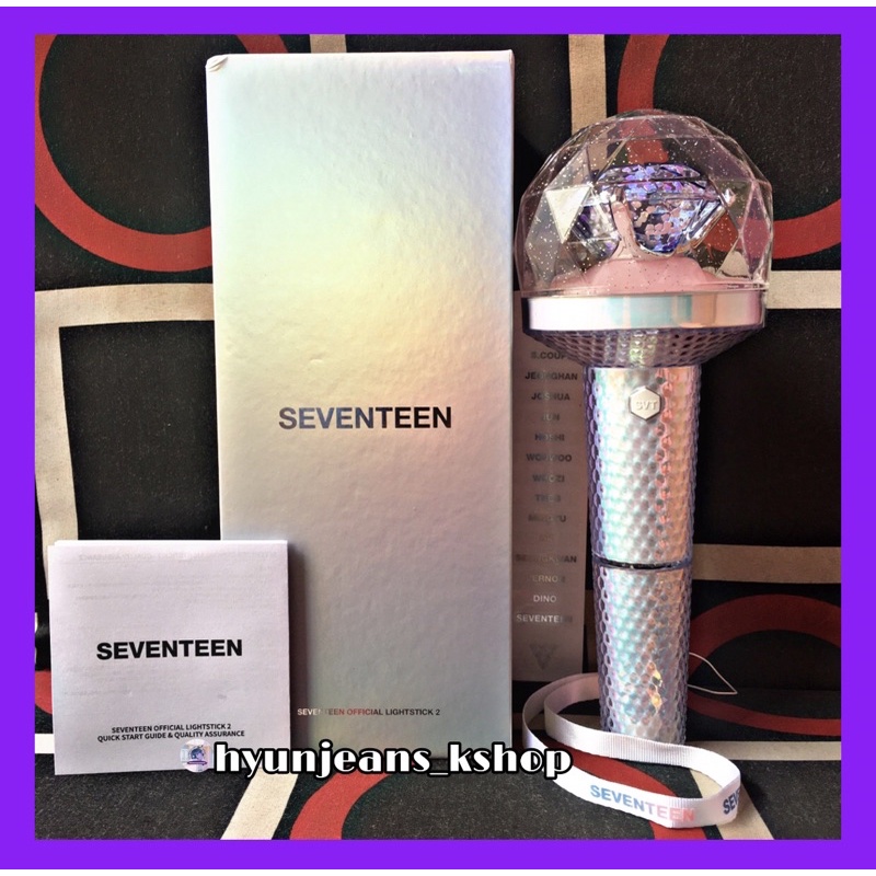 [READY STOCK] SEVENTEEN / SVT - Official Lightstick ver. 2 / versi 2 "CARATBONG / CARAT BONG / CARBO
