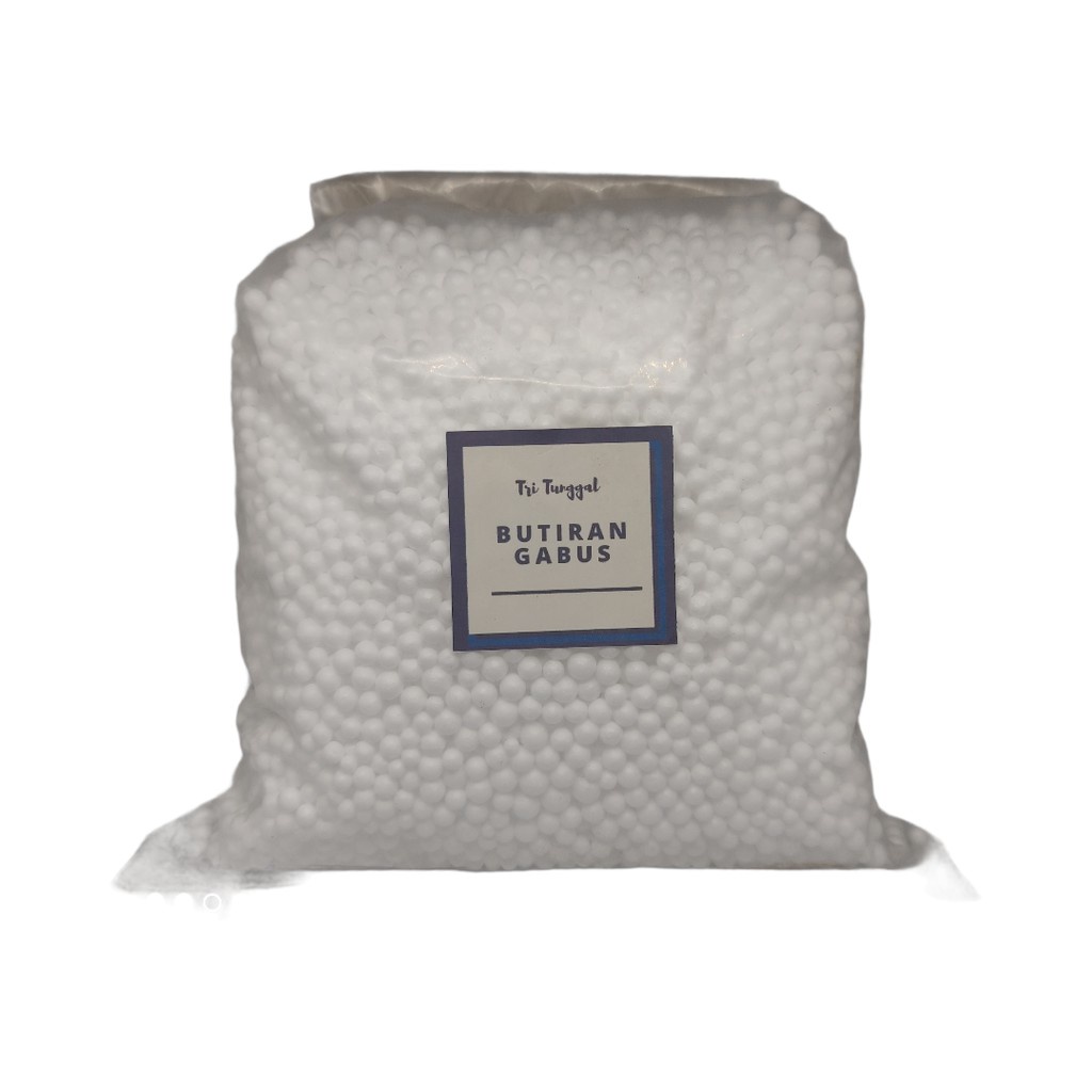 Butiran Gabus 1kg Snow Bulat Kecil Isi Styrofoam Bean Boneka Bag Butiran Termurah Cheap Prakarya Ker