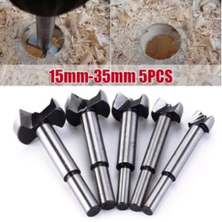 Mata Bor Engsel Sendok Besttools Set isi 5 pcs Forstner Bit Mata Bor Pelubang Kayu