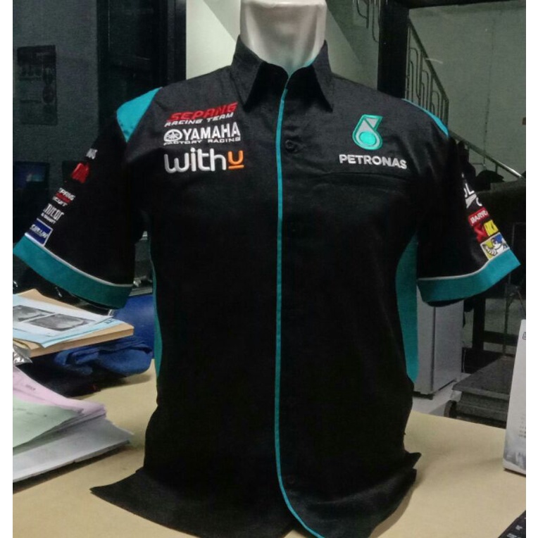 Kemeja Petronas Yamaha Sepang Racing Team - MotoGP - Grand Prix - Yamaha Factory Racing - Akrapovic 