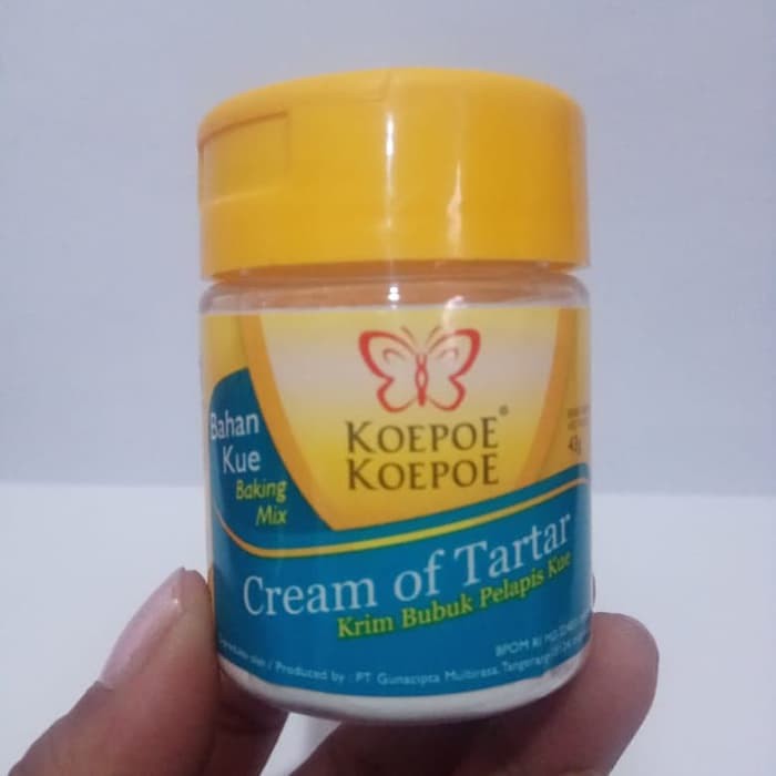 CREAM OF TARTAR KOEPOE KOEPOE 43 GR/ KRIM BUBUK PELAPIS KUE