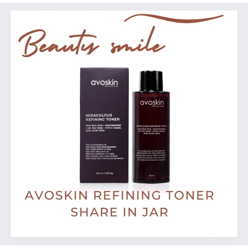 [SHARE IN JAR]Avoskin Miraculous Refining Toner