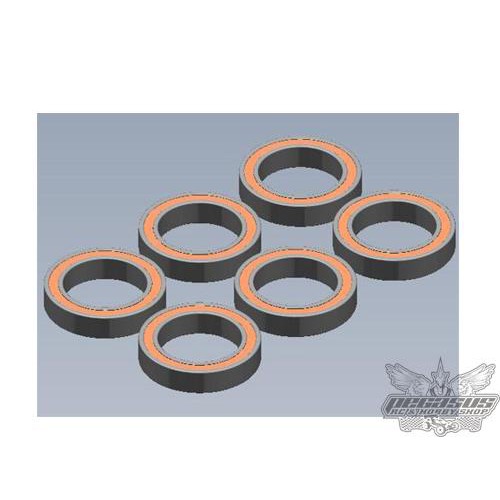INTECH BALL BEARING 13X19X4MM X6PCS #401319