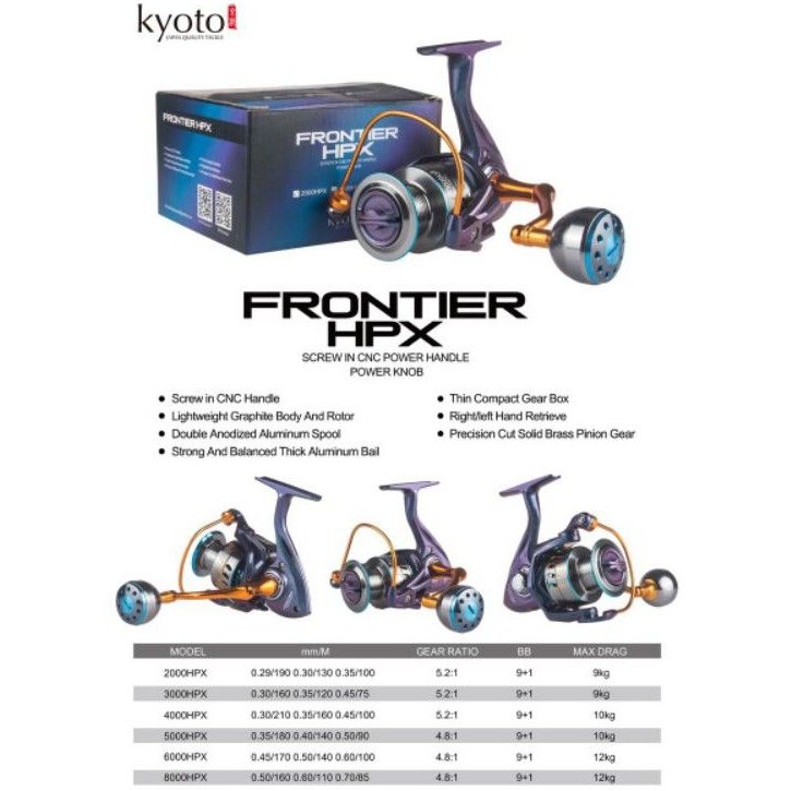 Reel KYOTO FRONTIER HPX (POWER HANDLE)