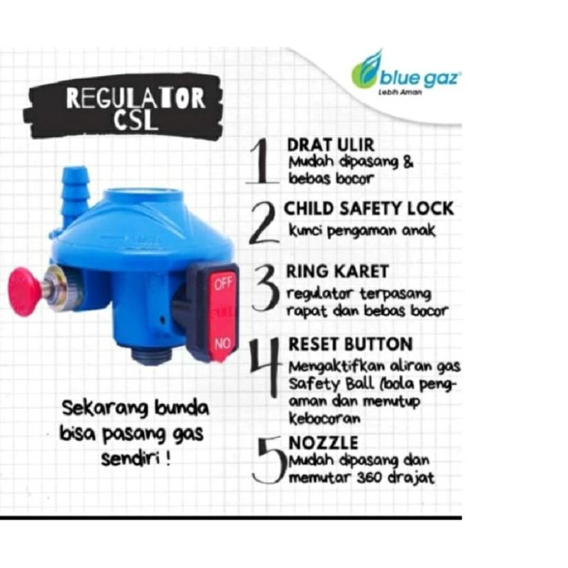 Regulator Blue Gas CSL