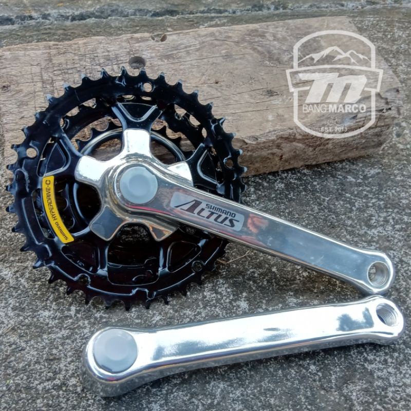 Crank Altus CT91 - Crank Federal - Crank MTB vintage retro Crank Altus NOS - Crank Shimano NOS