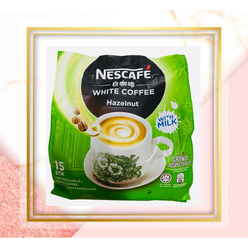 

Nescafe White Coffee Hazelnut With Milk ( 15 x 36g )
