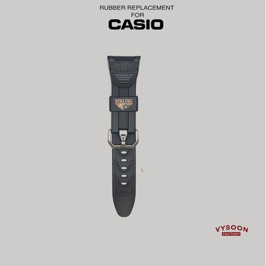 Strap Tali Karet Rubber Casio Original Pengganti PRG-50 PRG50 PRG 50