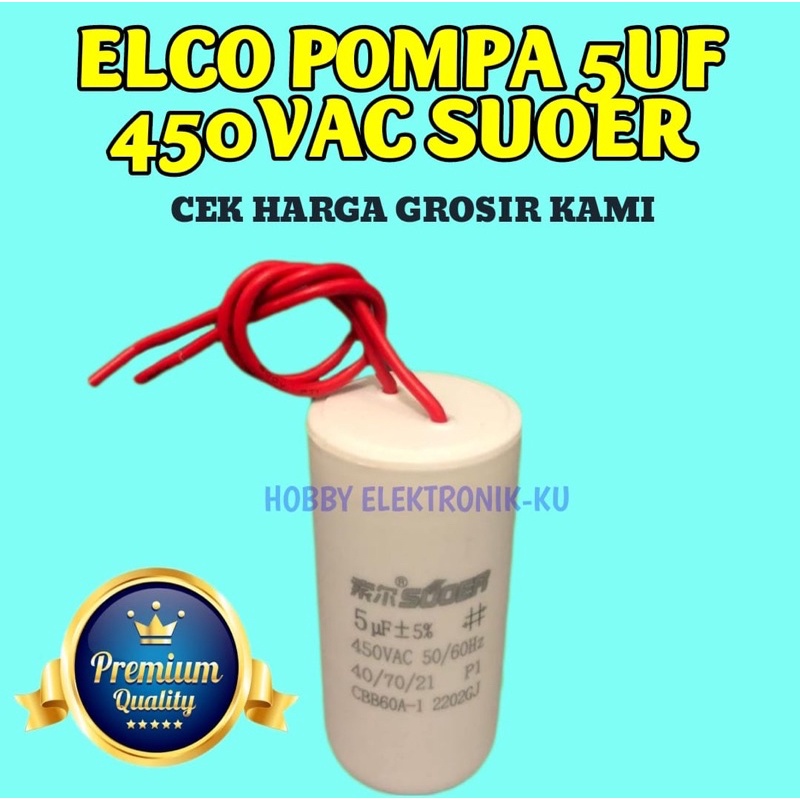 ELCO POMPA 5UF 450VAC SUOER