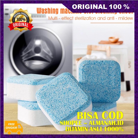[BISA COD] Magic Bluewhite Tablet Cleaner Tablet Ajaib Pembersih Mesin Cuci ASLI