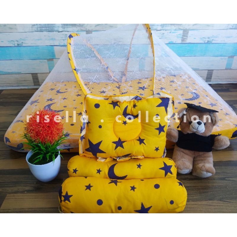 1 SET KASUR LIPAT/KASUR BAYI/TEMPAT TIDUR BAYI