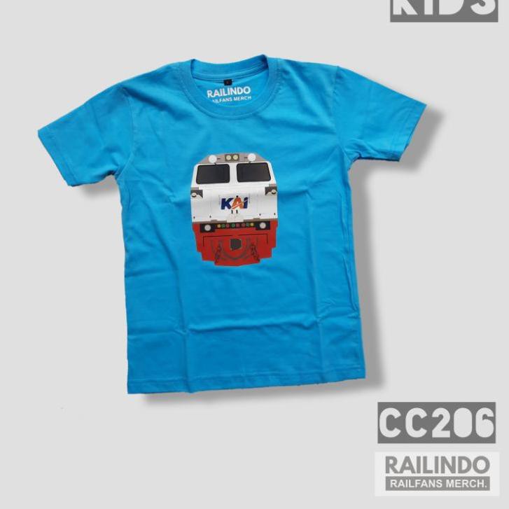 Ready stock KAOS ANAK KERETA API LOKOMOTIF CC201, CC203, CC206 .