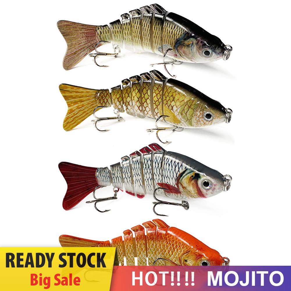 Umpan Pancing Hard Bait Bentuk Ikan Imitasi Dengan Kail Treble