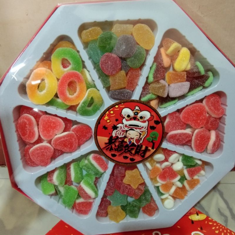 

Permen Jelly Aneka Rasa / Assorted Flavor Jelly Candy / Permen Jeli Khas Imlek / Permen Sincia / Gift Imlek / Gift CNY / Bingkisan Imlek