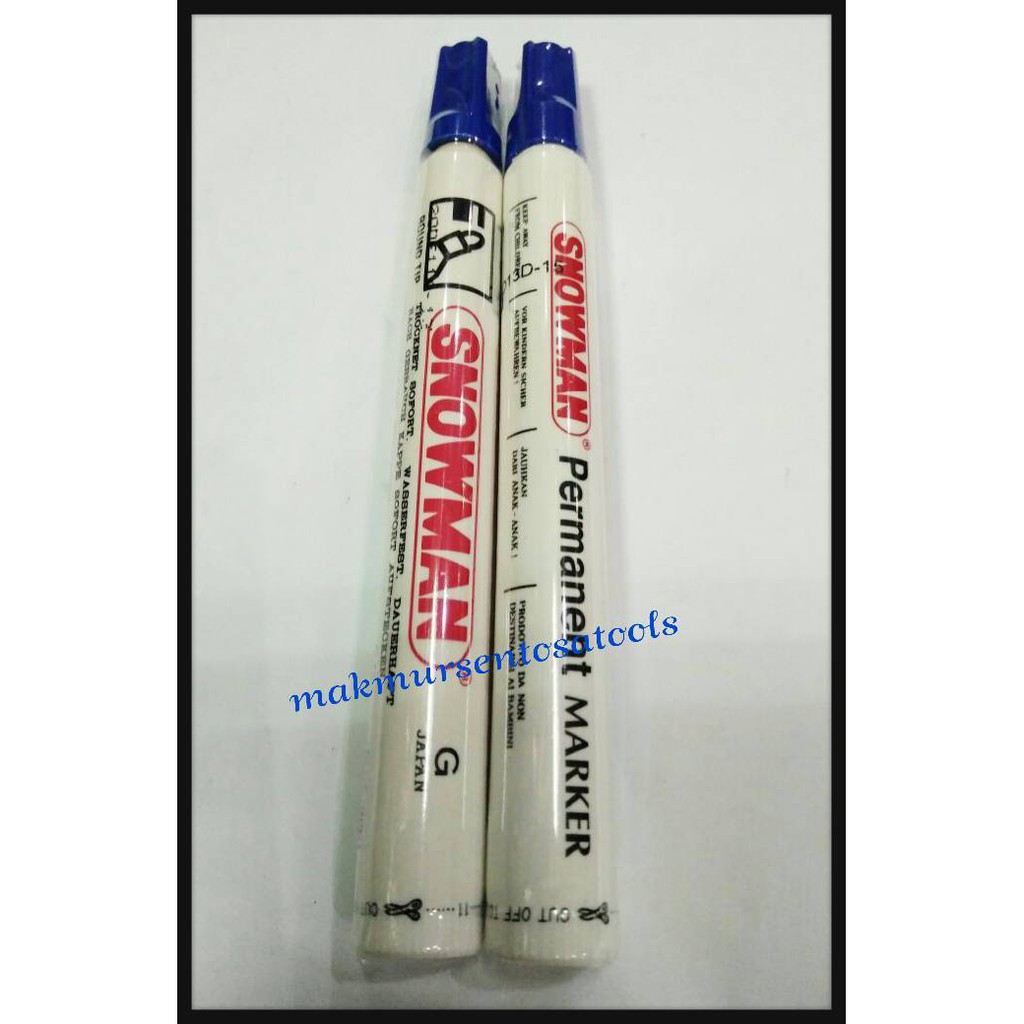 

SPIDOL BIRU BLUE MARKER PERMANENT ORI