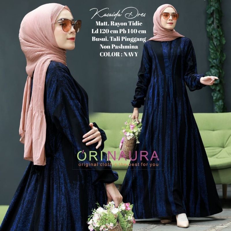 GAMIS RAYON PREMIUM| HOMEY DRESS CANDI MEKAR|GAMIS TWILL ORI